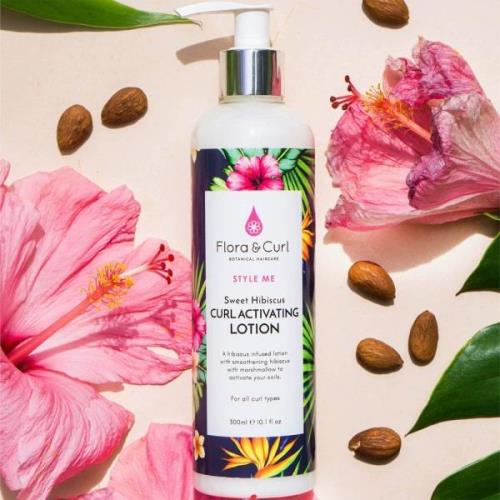 Flora &amp; Curl Sweet Hibiscus Curl Activating Lotion 300ml