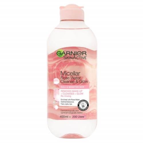 Garnier Makeup Remover Eco Pads and Rose Micellar Water Duo Set