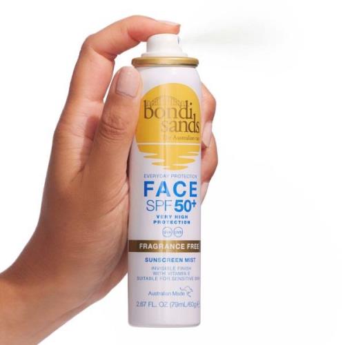 Bondi Sands SPF50+ Fragrance Free Face Mist 60g