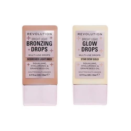 Makeup Revolution Bronze and Glow Drop Duo (Various Shades) - Bronze S...