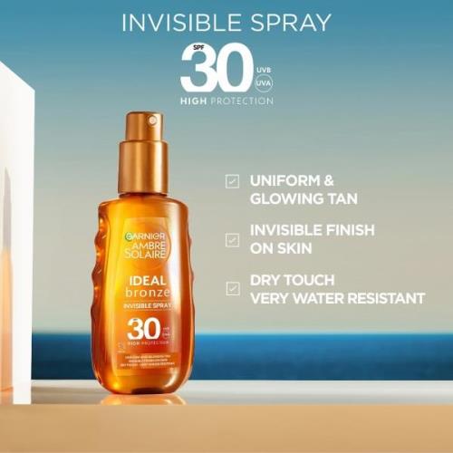 Garnier Ambre Solaire Ideal Bronze Unsichtbares Bräunungsspray für Ges...