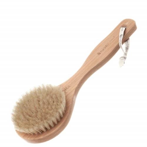Hydrea London Classic Short Handled Body Brush with Natural Bristle (M...