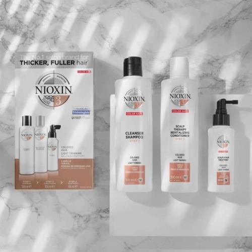 NIOXIN 3-Part System 3 Scalp and Hair Treatment for Coloured Hair with...