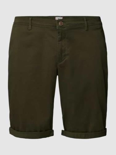 Jack & Jones Plus PLUS SIZE Shorts mit Label-Patch in Oliv, Größe 46