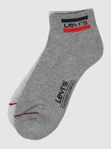 Levi's® Socken mit Stretch-Anteil im 2er-Pack in Mittelgrau, Größe 39-...