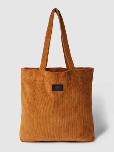WOUF Shopper mit Allover-Muster Modell 'Caramel' in Rostrot, Größe One...