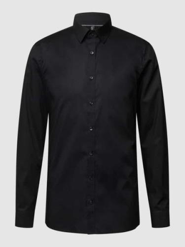 OLYMP No. Six Super Slim Fit Business-Hemd aus Popeline in Black, Größ...