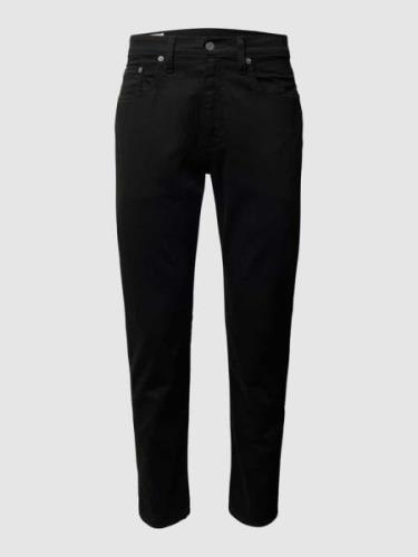 Levi's® Regular Fit Jeans mit Stretch-Anteil Modell '502™' in Black, G...