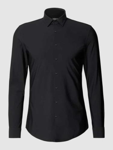 Jake*s Super Slim Fit Business-Hemd mit Stretch-Anteil in Black, Größe...
