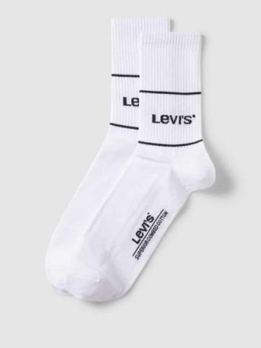 Levi's® Socken mit Label-Detail im 2er-Pack in Weiss, Größe 39-42