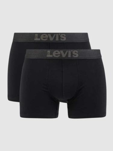 Levi's® Trunks mit Stretch-Anteil im 2er-Pack in Black, Größe S