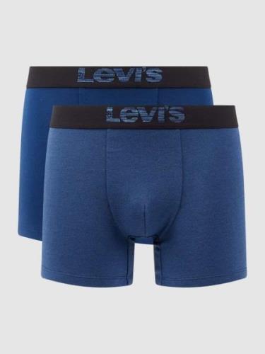 Levi's® Trunks mit Label-Stitching in Dunkelblau, Größe S