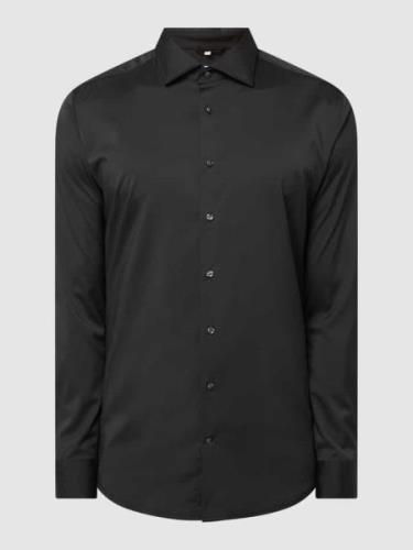 Seidensticker Super SF Slim Fit Business-Hemd aus Twill in Black, Größ...