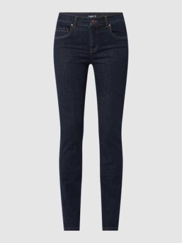 Angels Straight Fit Jeans mit Stretch-Anteil Modell 'Cici' in Dunkelbl...