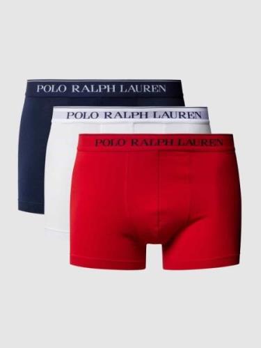 Polo Ralph Lauren Underwear Trunks im 3er-Pack in Rot, Größe S