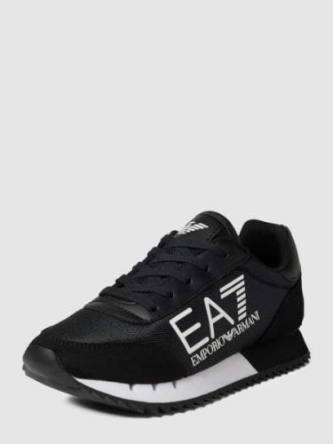 EA7 Emporio Armani Sneaker mit Label-Prints in Black, Größe 33