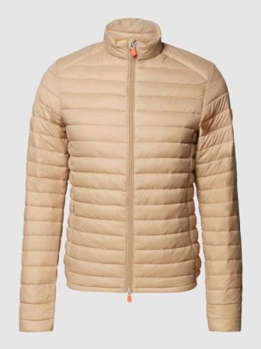 SAVE THE DUCK Steppjacke mit Stehkragen in Beige, Größe M