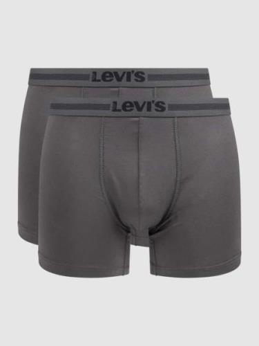 Levi's® Trunks mit Stretch-Anteil im 2er-Pack in Anthrazit, Größe XL