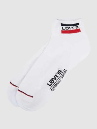 Levi's® Socken mit Stretch-Anteil im 2er-Pack in Weiss, Größe 39-42