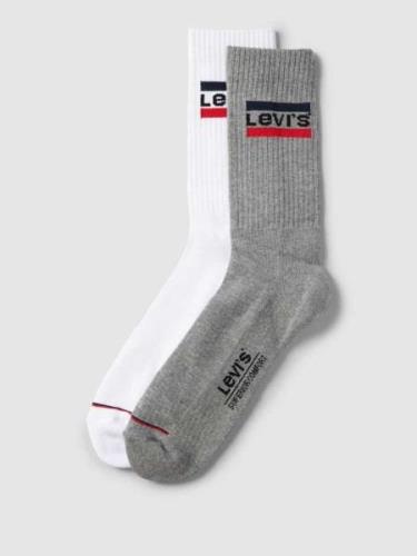 Levi's® Socken mit Label-Detail im 2er-Pack in Weiss, Größe 39/42