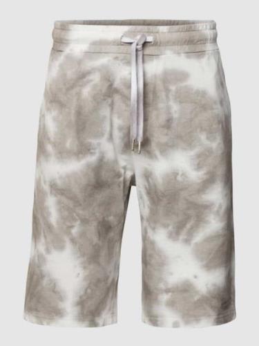 MCNEAL Shorts im Batik-Look in Mittelgrau, Größe S