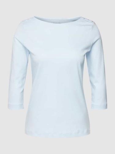 Christian Berg Woman T-Shirt mit 3/4-Arm und dekorativen Knöpfen in He...