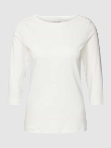 Christian Berg Woman T-Shirt mit 3/4-Arm und dekorativen Knöpfen in Of...