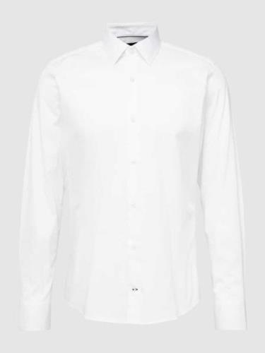 JOOP! Collection Slim Fit Business-Hemd mit Sportmanschetten in Weiss,...