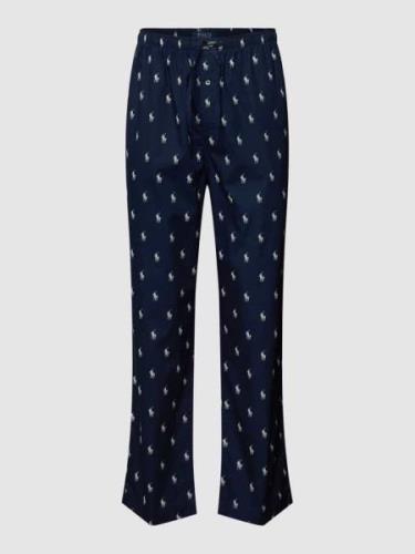 Polo Ralph Lauren Underwear Pyjama-Hose mit Allover-Logo Modell 'Aopp'...