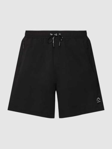 Karl Lagerfeld Beachwear Badehose mit Label-Patch in Black, Größe S