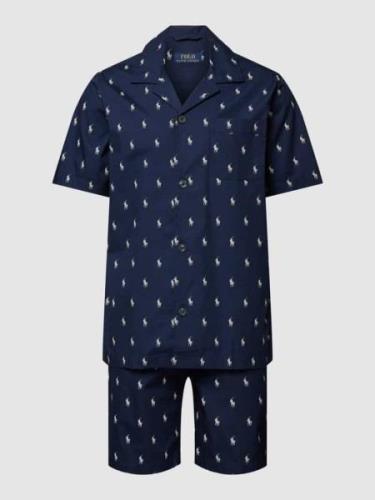 Polo Ralph Lauren Underwear Pyjama mit Allover-Logo-Muster Modell 'WOV...