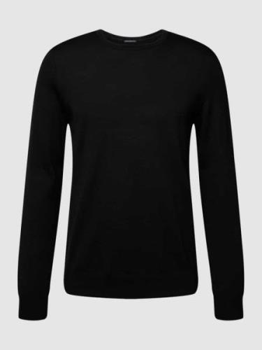 JOOP! Collection Pullover aus Merinowolle Modell 'Denny' in Black, Grö...