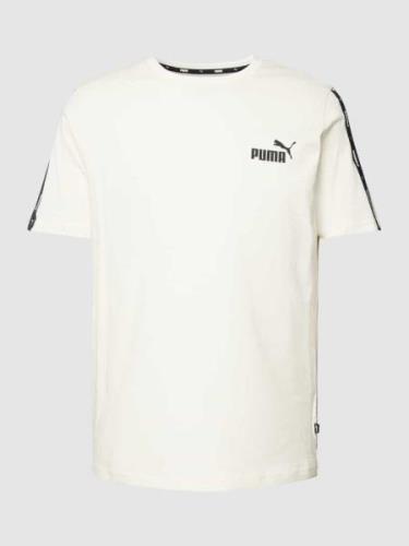 PUMA PERFORMANCE T-Shirt mit Logo-Print in Offwhite, Größe XL