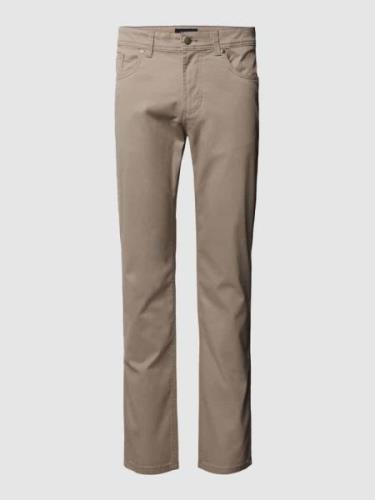 Christian Berg Men Jeans mit 5-Pocket-Design in Hellbraun, Größe 34/32