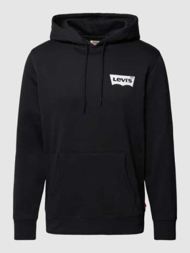 Levi's® Hoodie mit Logo-Print in Black, Größe S