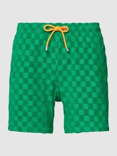 MC2 Saint Barth Badehose mit Label-Patch Modell 'GUSTAVIA SPONGE' in G...