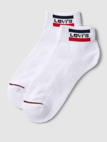 Levi's® Socken mit Label-Details im 2er-Pack in Weiss, Größe 39-42