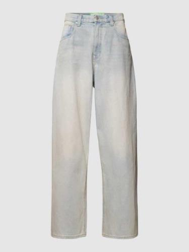 REVIEW Light washed Super Baggy Jeans in Blau, Größe 29