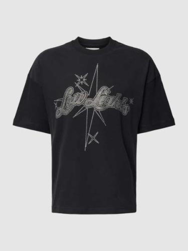 Low Lights Studios T-Shirt mit Label-Strasssteinbesatz Modell 'Stargaz...