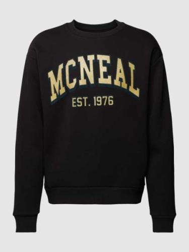 MCNEAL Sweatshirt mit Label-Print in Black, Größe M