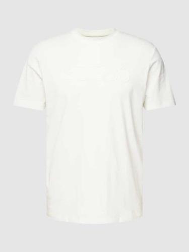 Guess Activewear T-Shirt mit Label-Print Modell 'ALPHY' in Weiss, Größ...