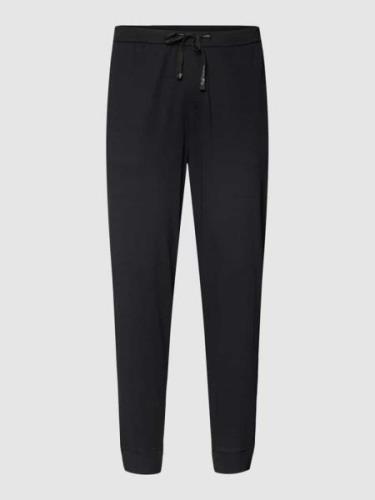 Christian Berg Men Sweatpants mit Label-Details in Black, Größe S