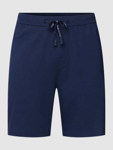 Christian Berg Men Sweatshorts mit Label-Detail in Marine, Größe S