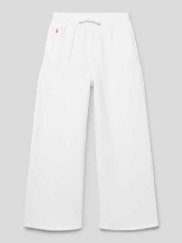 Polo Ralph Lauren Kids Sweatpants mit Logo-Stitching in Weiss, Größe 9...