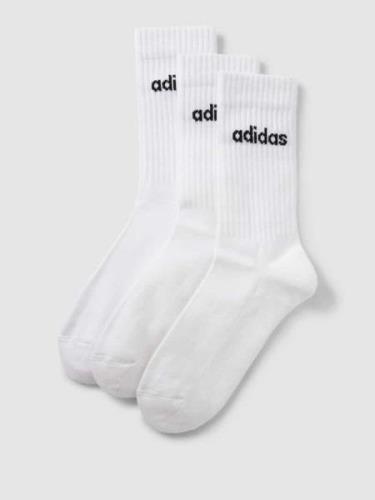 ADIDAS SPORTSWEAR Socken mit Label-Stitching im 3er-Pack in Weiss, Grö...