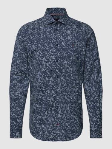 Tommy Hilfiger Tailored Slim Fit Business-Hemd mit Paisley-Muster in M...