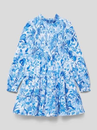 Polo Ralph Lauren Teens Kleid mit floralem Allover-Muster in Marine, G...