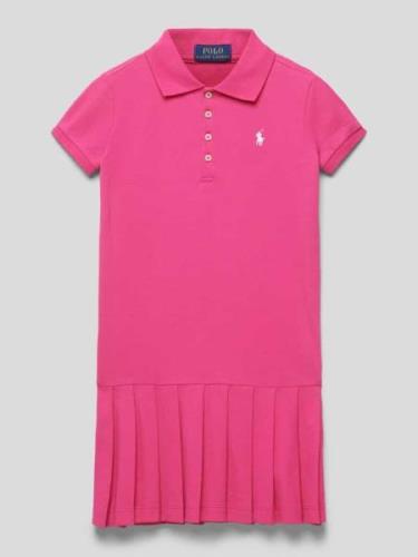 Polo Ralph Lauren Teens Polokleid mit in Pink, Größe 152