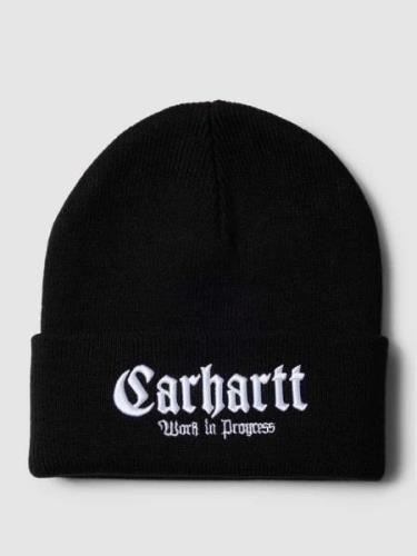 Carhartt Work In Progress Beanie mit Label-Stitching Modell 'ONYX' in ...