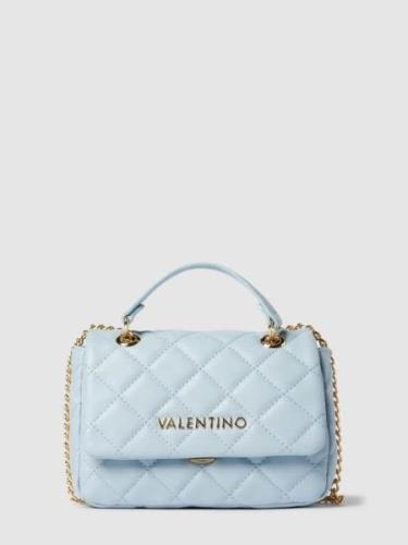 VALENTINO BAGS Handtasche mit Steppnähten Modell 'OCARINA' in Bleu, Gr...